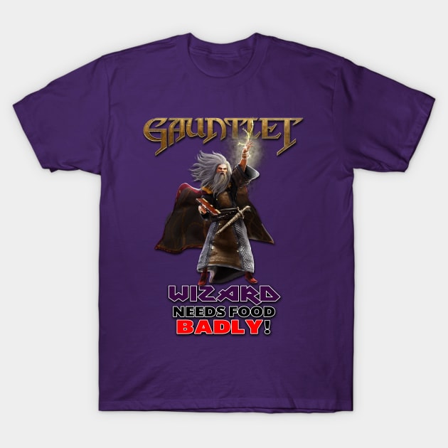 Gauntlet Wizard - New T-Shirt by BigOrangeShirtShop